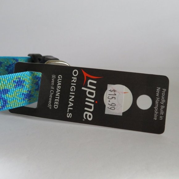 ⭐️HPx4⭐️ Lupine Pet Originals, Dog Collar, 12" - 20" Neck, Turtle Reef - NWT - Picture 4 of 6